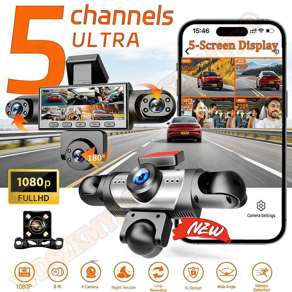 5CH 360-Grad-Auto-DVR 1080P Vi – Dash Cam 360 Degree Panoramic Bewertung und Preis