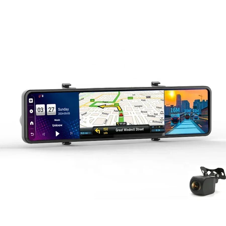 12 Zoll Dash Cam 4G GPS Naviga – Dash Cam Rear View Mirror 12 Inch Bewertung und Preis
