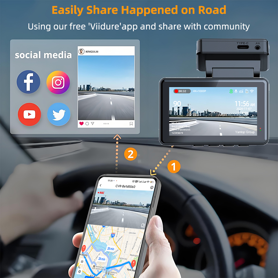 4K Auto-Dashcam Optional 1080P – Dash Cam 4K Sony Starvis Bewertung und Preis
