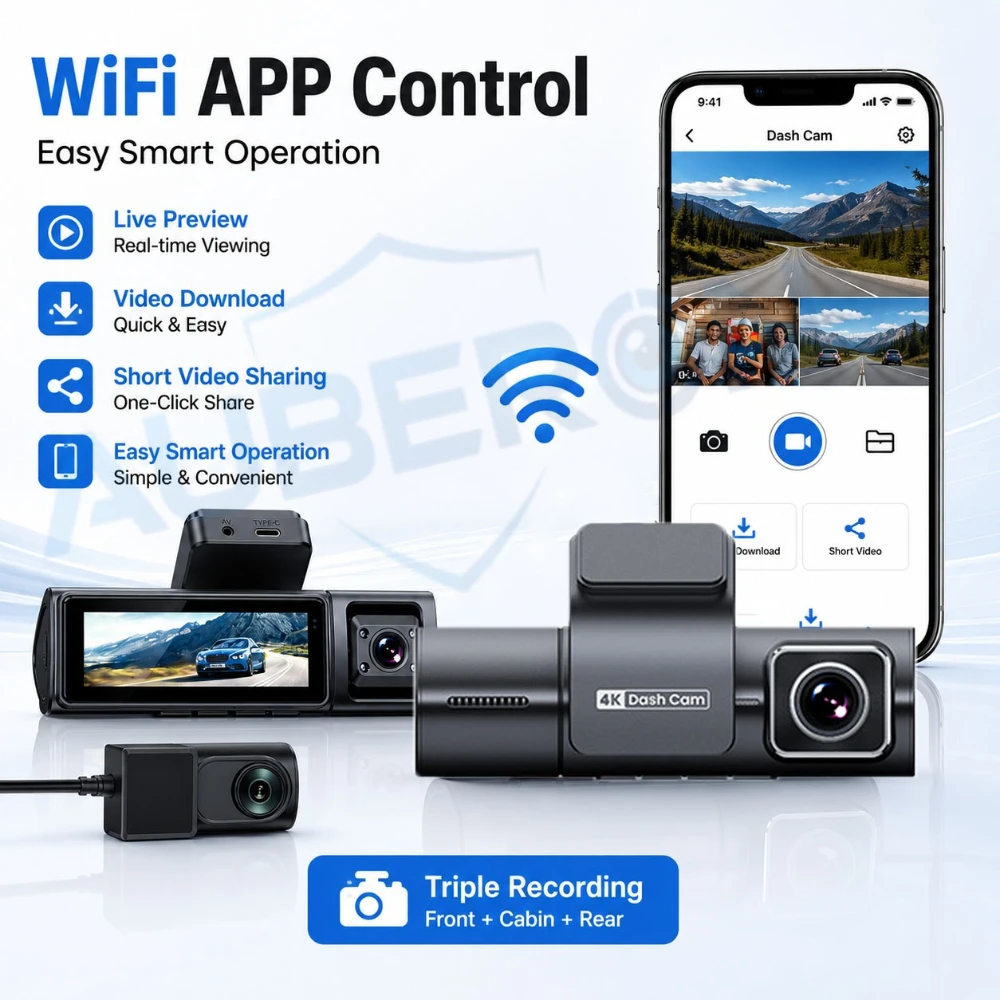 3-Kanal-Dashcam 4K Vorne Kabin – Dash Cam 3 Channel 1080P Bewertung und Preis