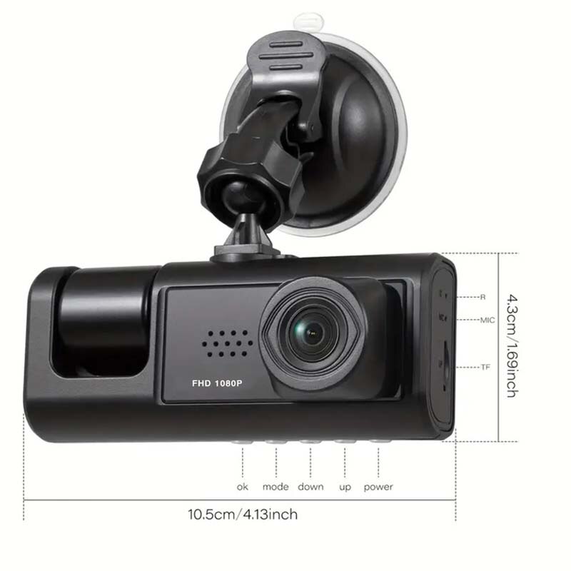 1080P Dual-Kamera-Dashcam für  – Dash Cam Front And Rear 4K Bewertung und Preis