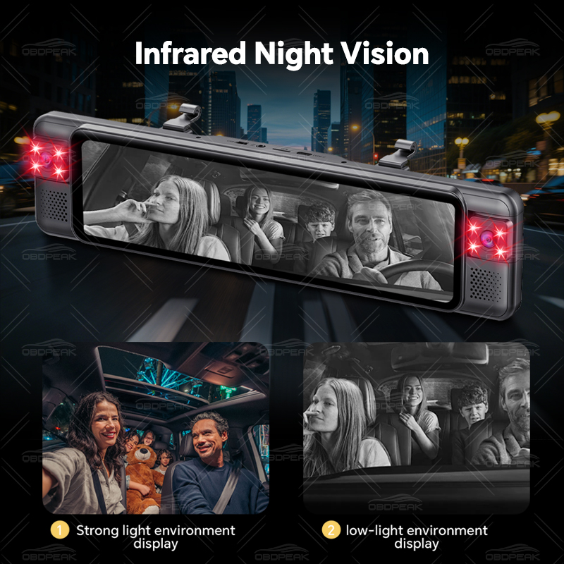 D75 Rückspiegel FHD 1080P Dash – Dash Cam Night Vision Infrared Bewertung und Preis