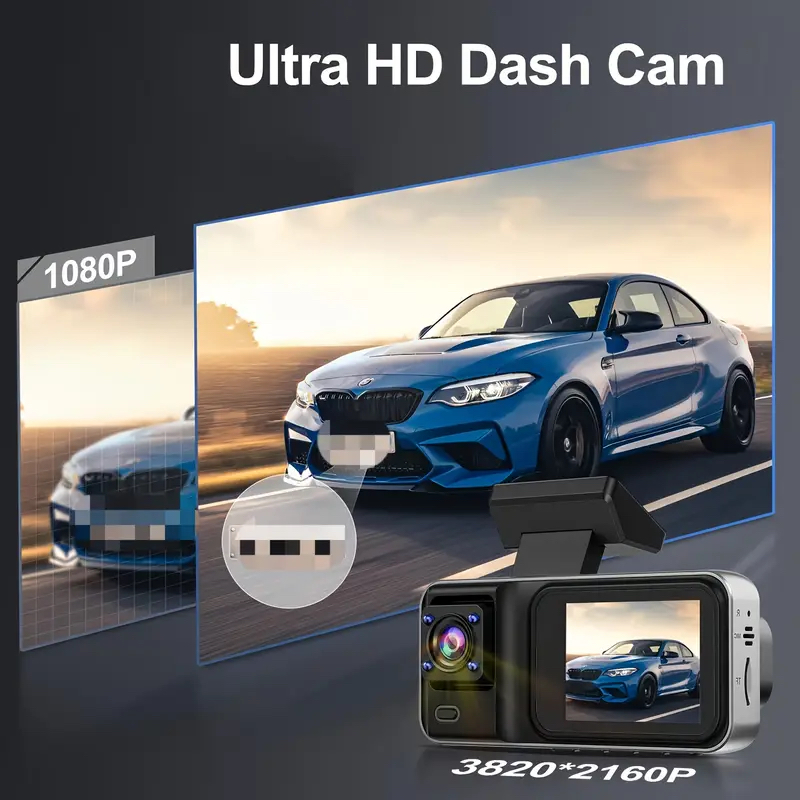 3-Kanal-Dashcam für Autos, Kam – Dash Cam 3 Channel 1080P Bewertung und Preis